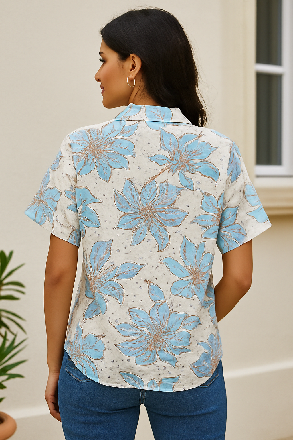 Blusa Ojalillo con Flores