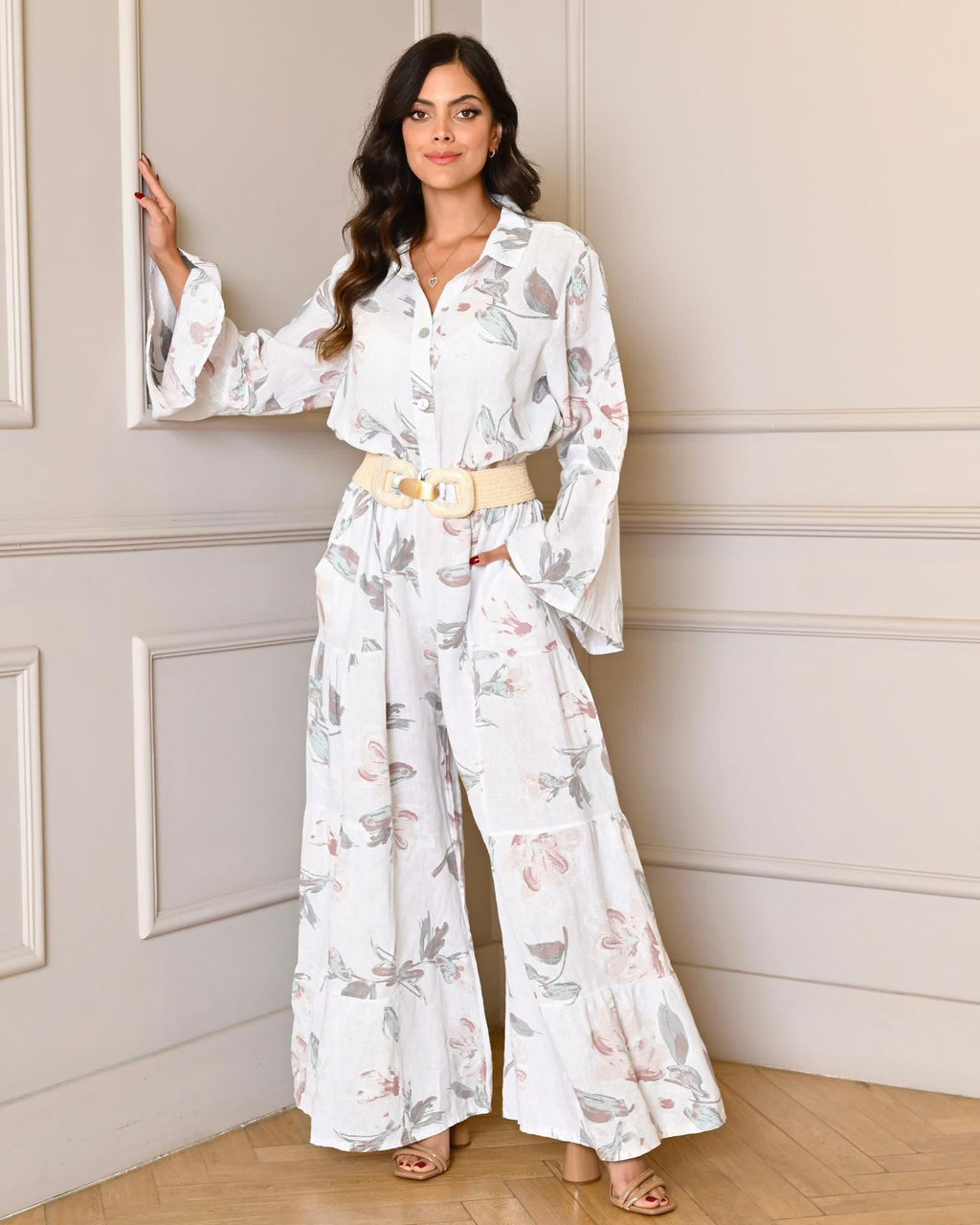 Enterizo Estampado en Lino