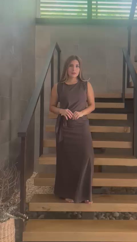 Vestidos Juveniles Beige y Café